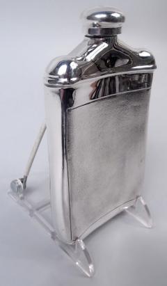  Galmer American Modern Sterling Silver Racehorse Flask - 4424665