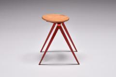  Galvanitas Galvanitas Low Stools Prouve Style 1970s - 2611043