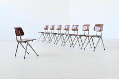  Galvanitas Galvanitas model S17 set of eight stacking chairs The Netherlands 1960 - 4106648