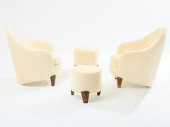  Garouste Bonetti Garouste Bonetti Koala armchairs and stools bronze mohair velvet 1995 - 3932993