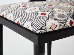  Garouste Bonetti Garouste Bonetti desk chair Palace Privilege Rubelli fabric 1980 - 3243954