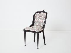  Garouste Bonetti Garouste Bonetti desk chair Palace Privilege Rubelli fabric 1980 - 3243962