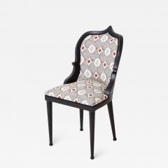  Garouste Bonetti Garouste Bonetti desk chair Palace Privilege Rubelli fabric 1980 - 3244394