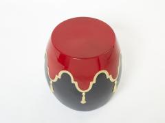  Garouste Bonetti Garouste Bonetti signed ceramic stool side table 1990 - 2745398