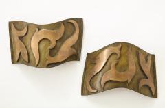  Garouste Bonetti Pair of Bronze Sonate Sconces by Garouste Bonetti - 1154457