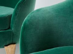  Garouste Bonetti Pair of armchairs Garouste Bonetti Koala bronze green velvet 1995 - 3246813