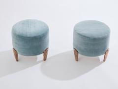  Garouste Bonetti Pair of stools Garouste Bonetti Koala bronze mohair velvet 1995 - 3962749