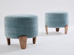  Garouste Bonetti Pair of stools Garouste Bonetti Koala bronze mohair velvet 1995 - 3962755