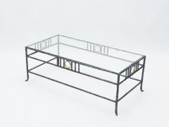  Garouste Bonetti Rare signed gilded wrought iron coffee table by Garouste Bonetti 1995 - 1337758