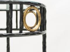  Garouste Bonetti Rare signed gilded wrought iron gueridon table by Garouste Bonetti 1995 - 1679002