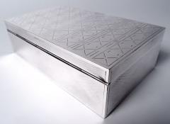  Garrard Co Garrard English Modern Sterling Silver Box 1947 - 4156315