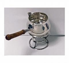  Garrard Co Garrard Silver Brandy Saucepan and Stand London 1916 - 1087853