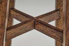  Gaskell Chambers Square Oak Stool by Gaskell Chambers England First half of the 20th Century - 4753598