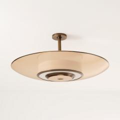  Gaspare Asaro Alba Ceiling Light by Gaspare Asaro Rose Glass and Bronze - 4044645