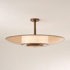  Gaspare Asaro Alba Ceiling Light by Gaspare Asaro Rose Glass and Bronze - 4044646