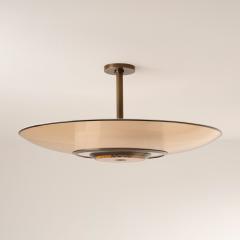  Gaspare Asaro Alba Ceiling Light by Gaspare Asaro Rose Glass and Bronze - 4044648