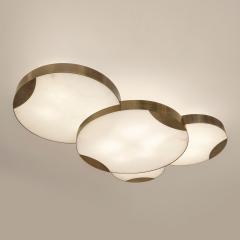  Gaspare Asaro Cloud N 4 Ceiling Light Bronze Finish - 3618892