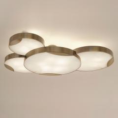  Gaspare Asaro Cloud N 4 Ceiling Light Peltro Finish - 3618987