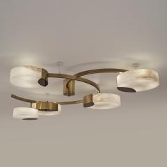  Gaspare Asaro Cloud N 5 Ceiling Light Bronze Finish - 3619016