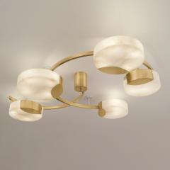  Gaspare Asaro Cloud N 5 Ceiling Light Satin Brass Finish - 3619001