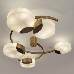  Gaspare Asaro Cloud N 5 Ceiling Light Satin Brass Finish - 3619003