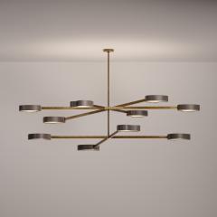  Gaspare Asaro Cuore N 10 Ceiling Light Peltro and Bronze Finish - 3619030