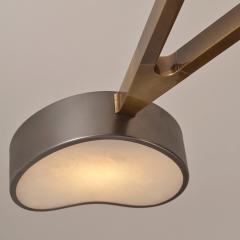  Gaspare Asaro Cuore N 5 Ceiling Light Satin Brass and Sand White Finish - 3499223