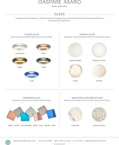  Gaspare Asaro Cuore N 5 Ceiling Light Satin Brass and Sand White Finish - 3499235
