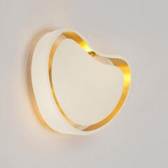  Gaspare Asaro Cuore Wall Light Backlit Version Sand White Finish - 3499890