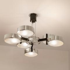  Gaspare Asaro Eclissi Ceiling Light by Gaspare Asaro Polished Nickel and Black Finish - 3492339