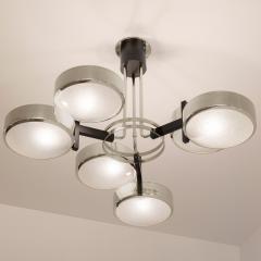  Gaspare Asaro Eclissi Ceiling Light by Gaspare Asaro Polished Nickel and Black Finish - 3492340