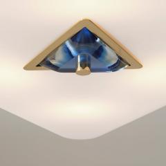  Gaspare Asaro Iris Triangle Ceiling Light Polished Nickel Finish - 3510479