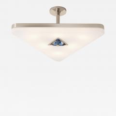  Gaspare Asaro Iris Triangle Ceiling Light Polished Nickel Finish - 3514501