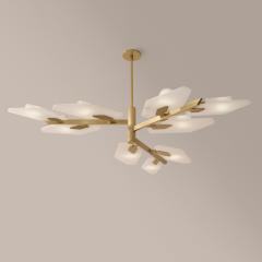  Gaspare Asaro Leaf Ceiling Light Satin Brass Finish - 3618688