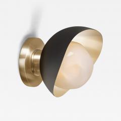  Gaspare Asaro Perla Mini Wall Light Black and Polished Brass Finish - 3517562