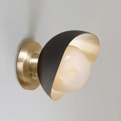  Gaspare Asaro Perla Mini Wall Light Powder Pink and Satin Brass Finish - 3512306