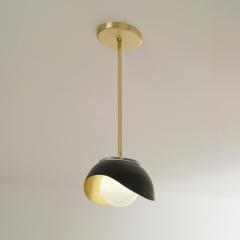  Gaspare Asaro Perla Pendant Black and Satin Brass - 3640685