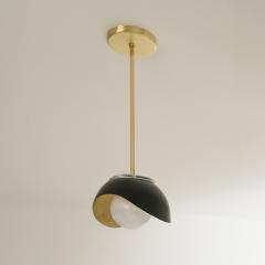 Gaspare Asaro Perla Pendant Black and Satin Brass - 3640689