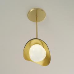  Gaspare Asaro Perla Pendant Black and Satin Brass - 3640691