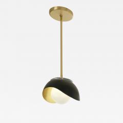  Gaspare Asaro Perla Pendant Black and Satin Brass - 3643584