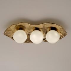  Gaspare Asaro Shell Ceiling Light Bronze Finish - 3618759