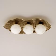  Gaspare Asaro Shell Ceiling Light Bronze Finish - 3618760