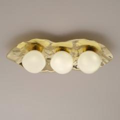  Gaspare Asaro Shell Ceiling Light Bronze Finish - 3618763