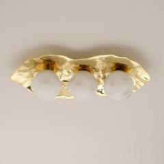  Gaspare Asaro Shell Ceiling Light Polished Brass Finish - 3618735