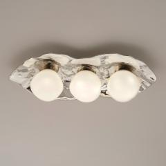  Gaspare Asaro Shell Ceiling Light Polished Nickel Finish - 3618751
