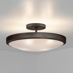  Gaspare Asaro Uno Classico Semi Flush Mount by Gaspare Asaro Black Bronze Finish - 3493329