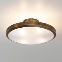  Gaspare Asaro Uno Classico Semi Flush Mount by Gaspare Asaro Bronze Finish - 3493289