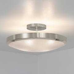  Gaspare Asaro Uno Classico Semi Flush Mount by Gaspare Asaro Polished Nickel Finish - 3493375