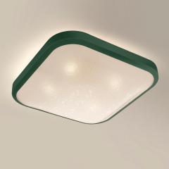  Gaspare Asaro Uno Square Ceiling Light Alpine Green and Satin Brass Finish - 3618629