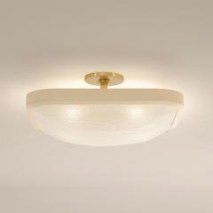  Gaspare Asaro Uno Square Ceiling Light Alpine Green and Satin Brass Finish - 3618633